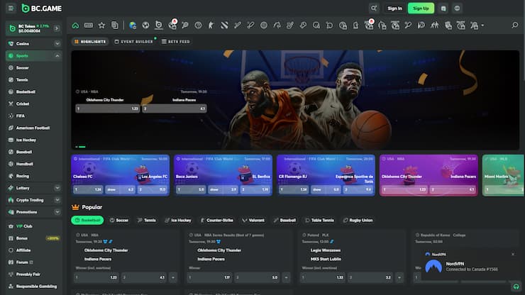 BC Game Sportsbook
