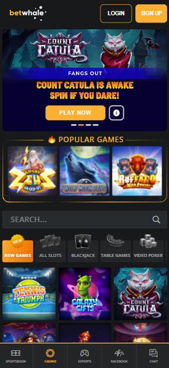 BetWhale mobile Texas gambling site