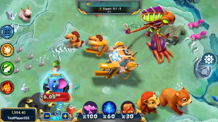Alien Hunter casino shooter game
