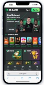 BC.Game Texas sports betting site