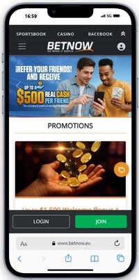 BetNow sportsbook promos