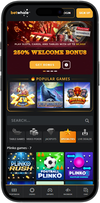 BetWhale Best Real Money Online Casino