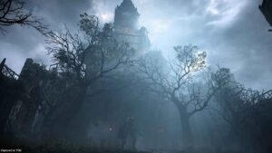 Dark atmospheric castle scene from Demon’s Souls Remake (2020).