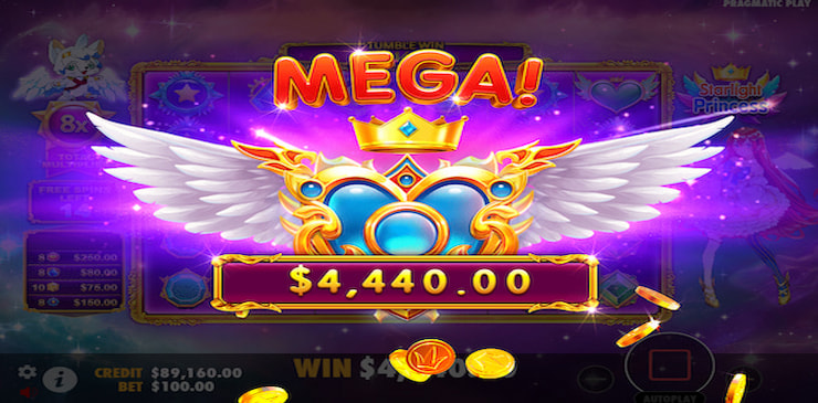 Starlight Princess Slot Mega Win