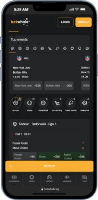 betting apps - betwhale
