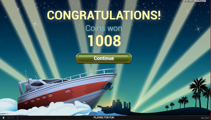 1008 win in the free Mega Fortune demo slot