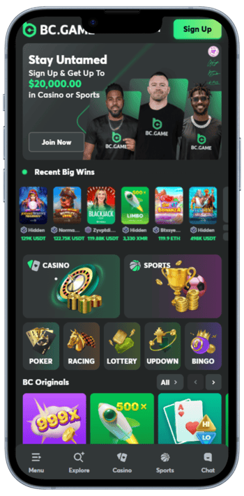 BC.Game - VPN Friendly Casino