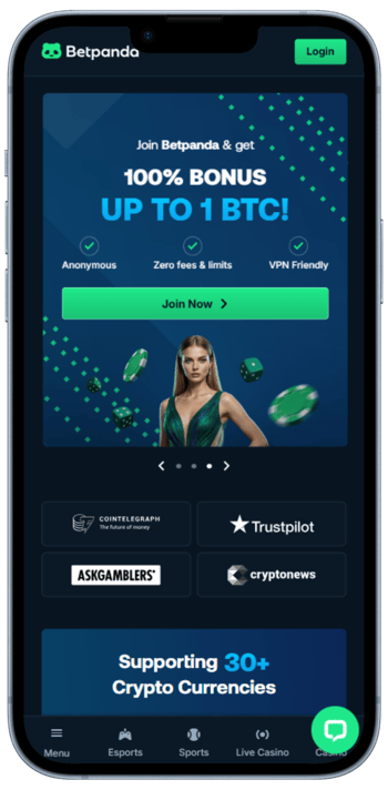 Betpanda- VPN Friendly Casino