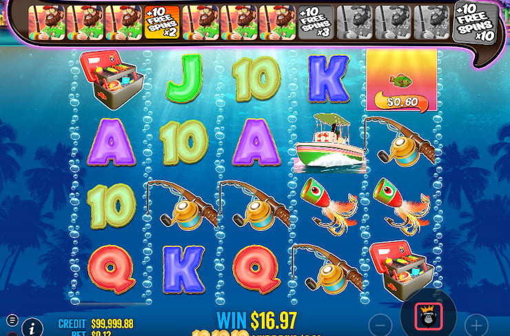 Bigger Bass Bonanza slot features