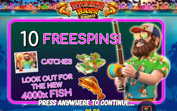 Bigger Bass Bonanza online slot free spins