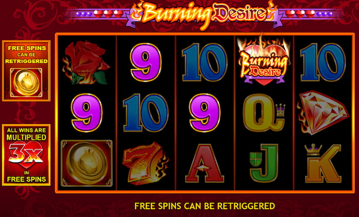Burning Desire online slot by Microgaming