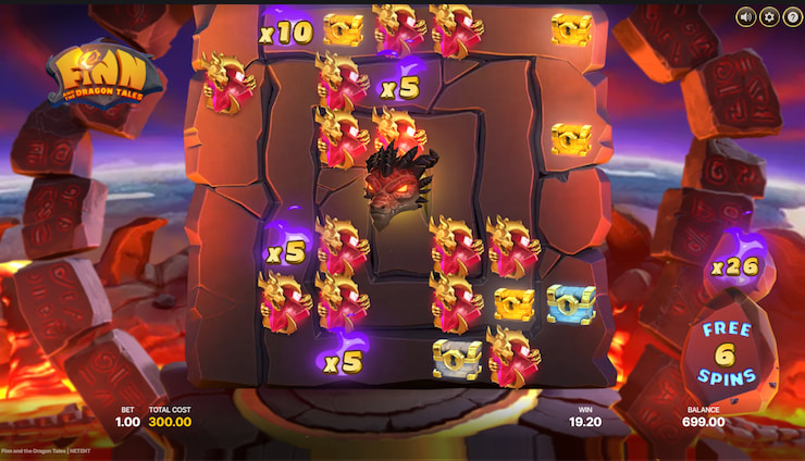 Finn and the Dragon Tales free spins