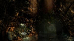 The image appears to be a screenshot from the horror game Amnesia: The Dark Descent