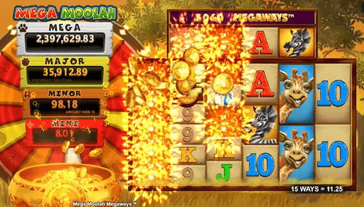 Mega Moolah Megaways Bonus Rounds