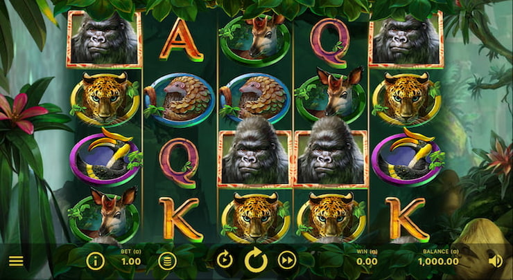 Gorilla Kingdom slot by NetEnt