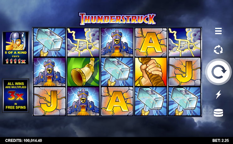 Online slot Thunderstruck by Microgaming