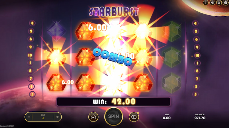 Starburst bonus features