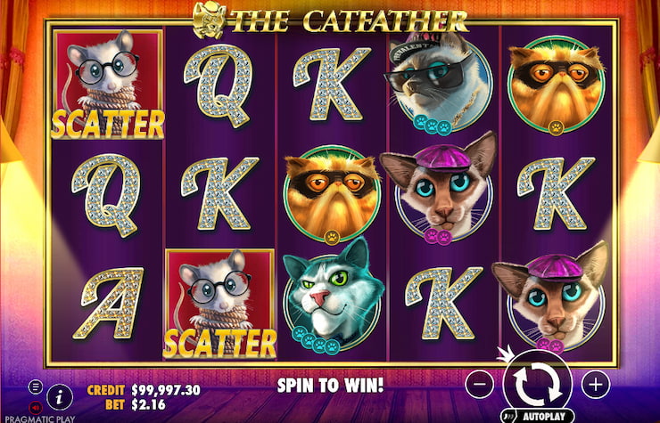 The Catfather slot by Pragmatic Play