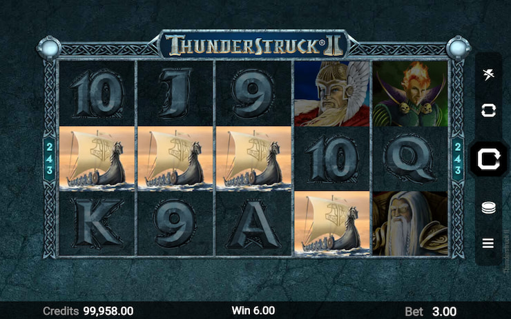 Thunderstruck II slot by Microgaming
