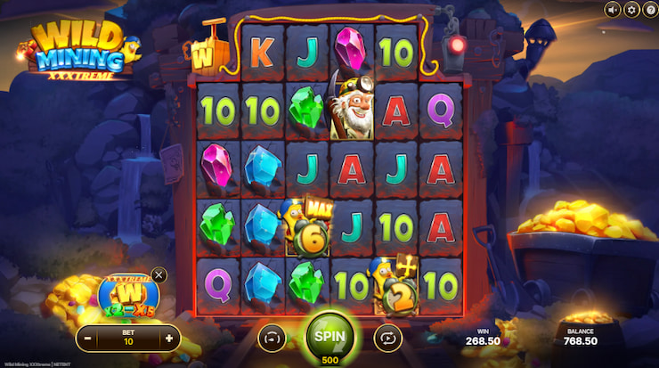 Wild Mining XXXtreme bonus rounds