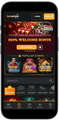 betwhale homepage - online casinos in nevada