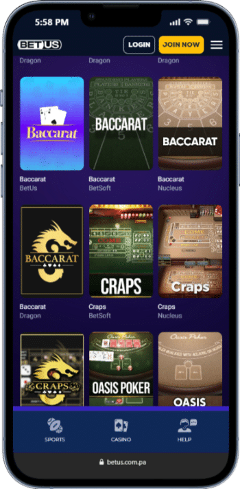 Online baccarat sites