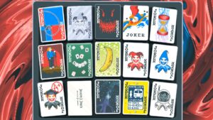 A selection of Joker cards from the Balatro game displayed in a grid
