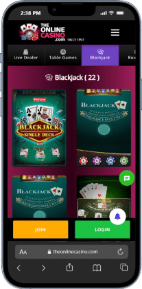 Blackjack Sites TheOnlineCasino