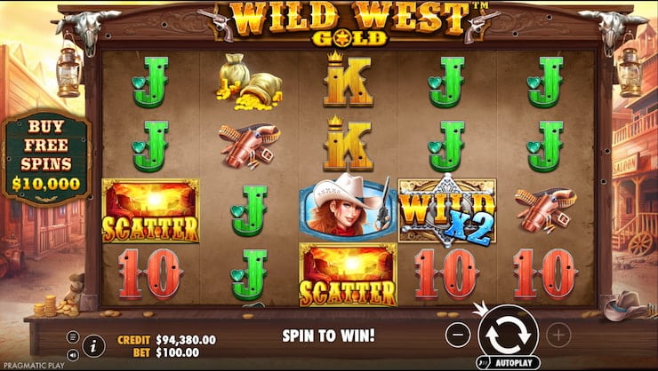 Wild West Gold Slot Review and Free Demo - 96.51% RTP