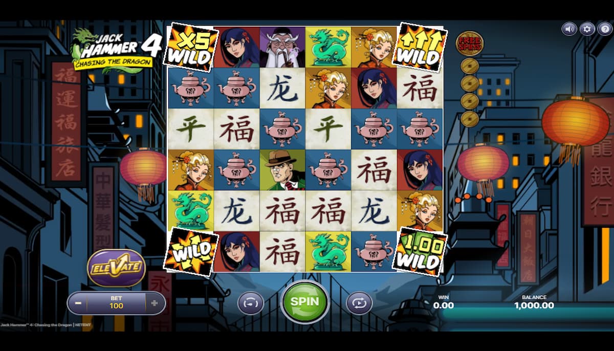 Jack Hammer 4: Chasing the Dragon Slot Demo, Review, RTP 94.01%