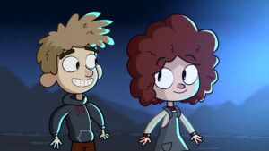 Toto and Gal in Lost in Play at night