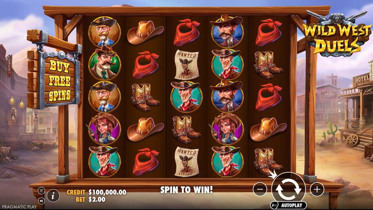 Wild West Duels Slot Review and Free Demo - 96.00% RTP