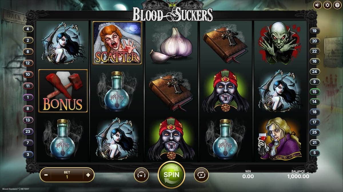 Blood Suckers Slot Demo and Review - 98.00% RTP