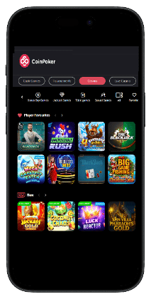 CoinPoker - A newly launched casino vertical on a poker app