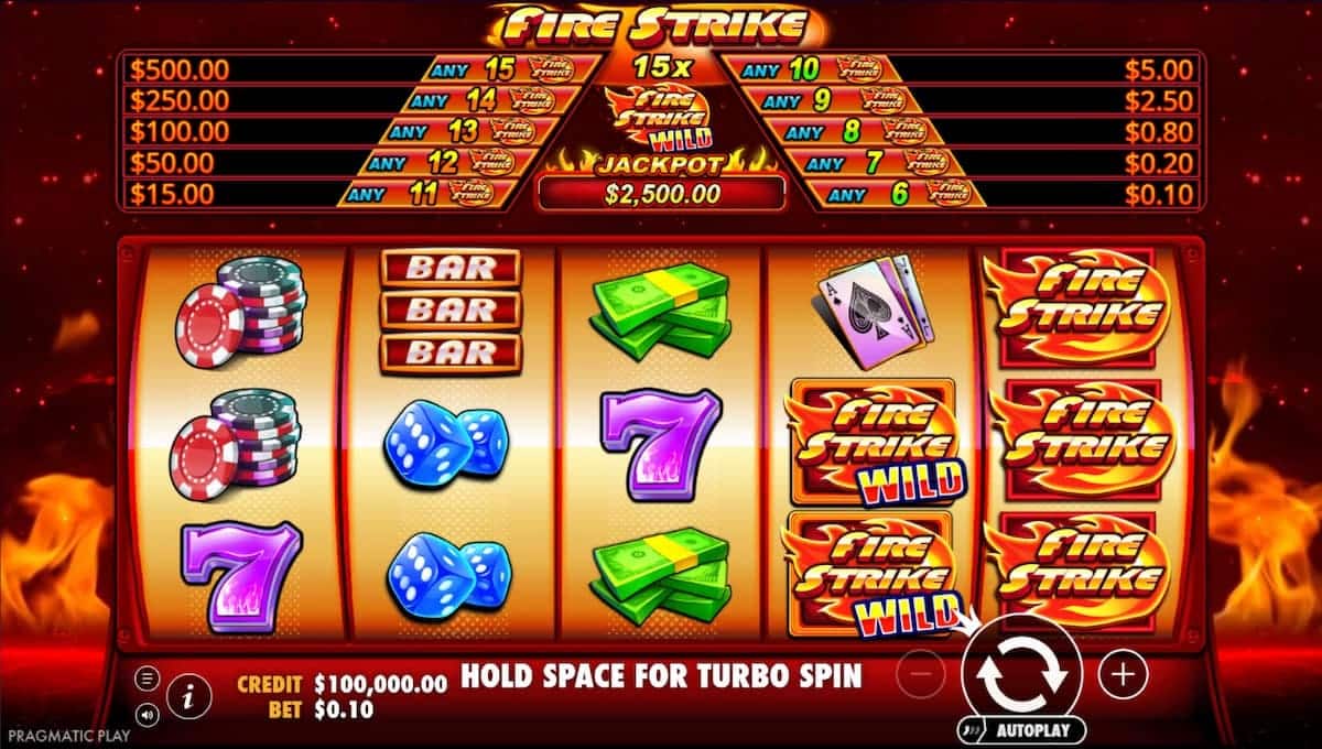 Fire Strike Demo Slot and Review - 96.50% RTP