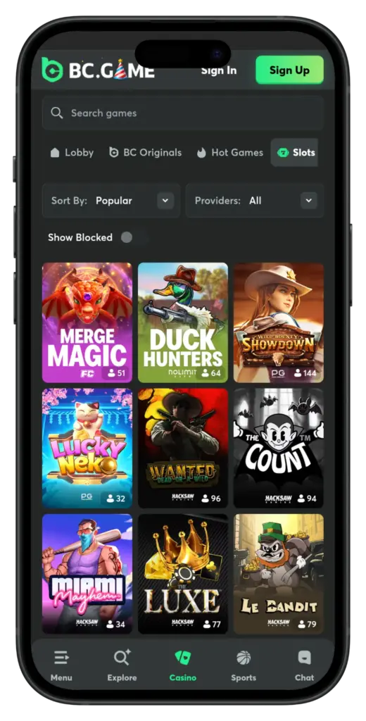 BC Game - Massive Game Library and Provably Fair System