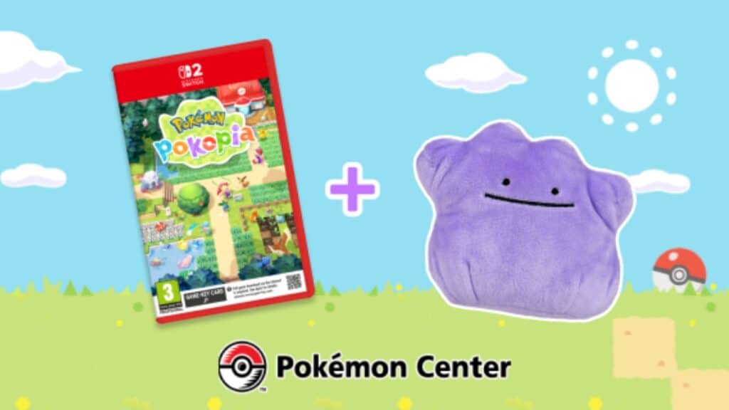 pokemon pokopia pre order bonus pokemon center