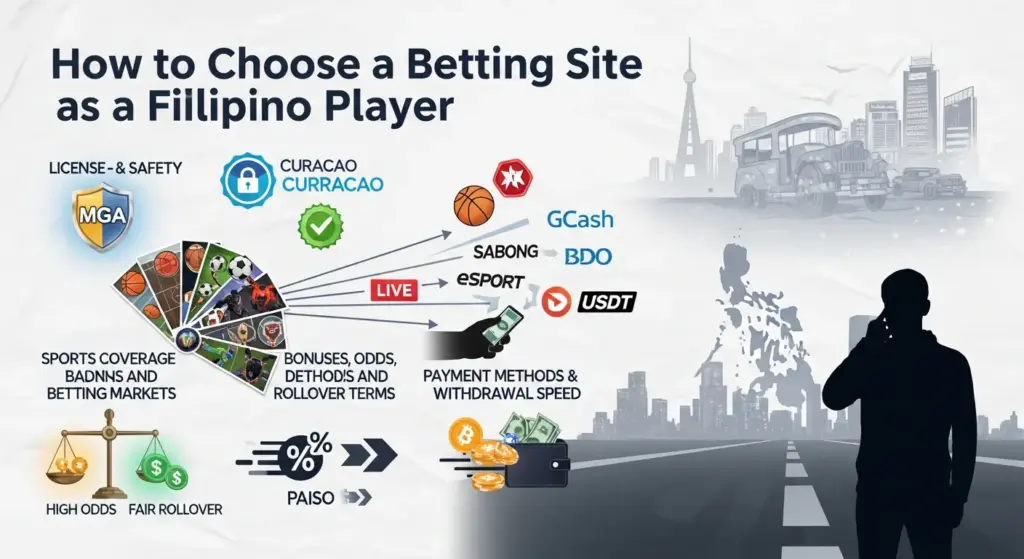 How to Choose a Betting Site as a Filipino Player