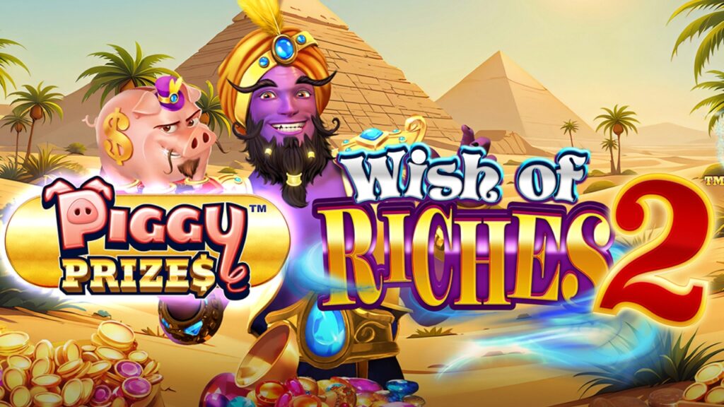 Spin in search of the Genie with Piggy Prizes Wish of Riches 2