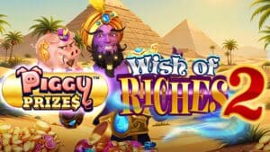 Spin in search of the Genie with Piggy Prizes Wish of Riches 2
