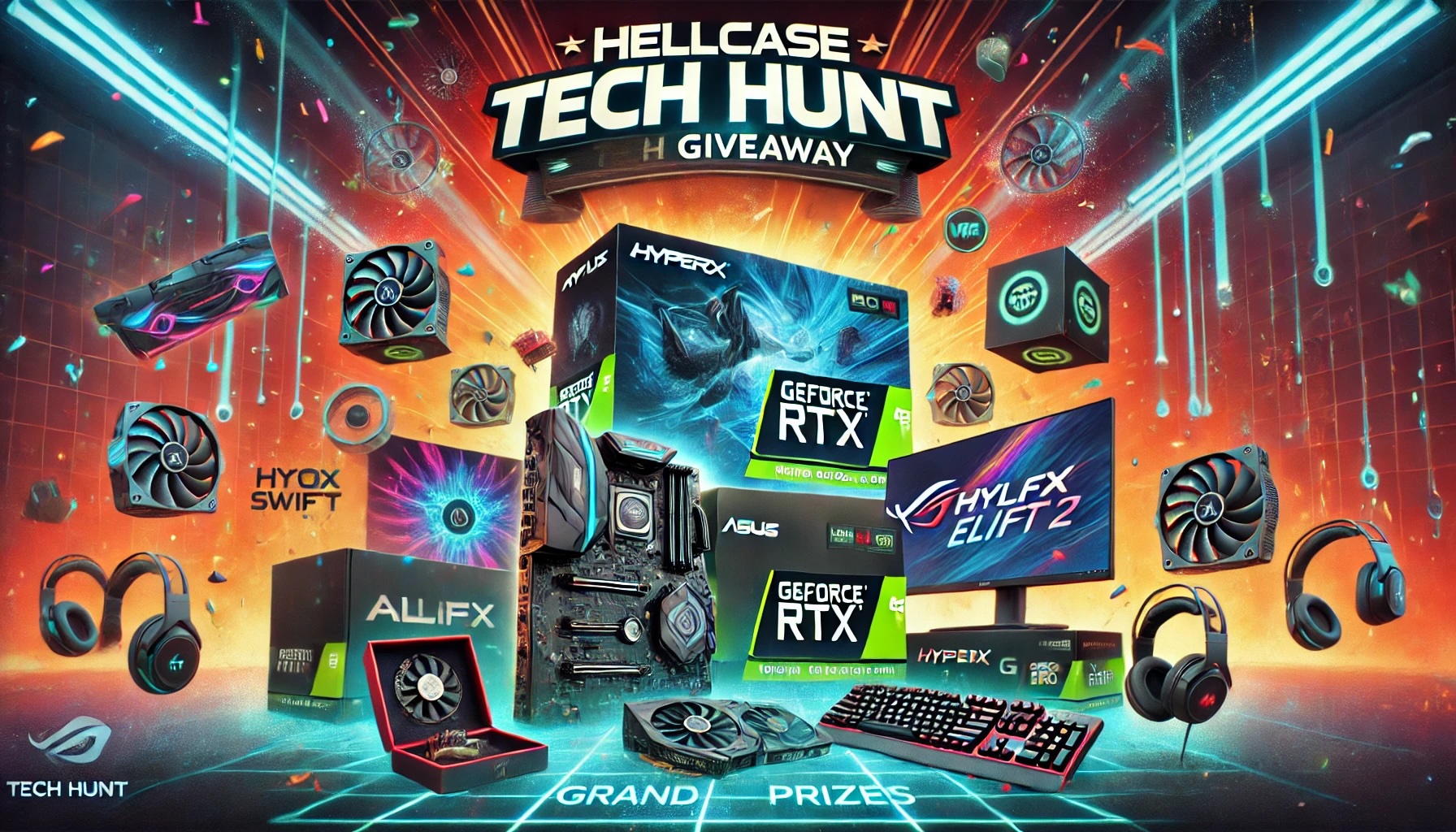 Win Cutting-Edge Gaming Gear with Hellcase’s Tech Hunt Giveaway