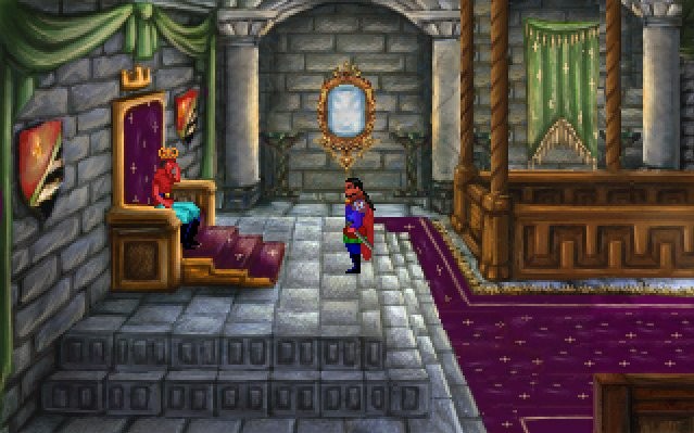 Romancing the Stones screenshot: interior scene