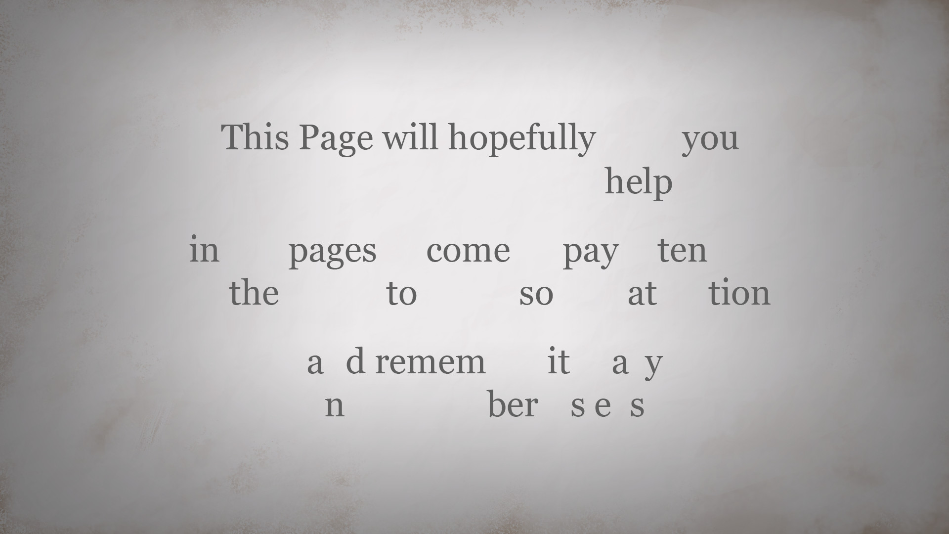 A Familiar Fariytale – Dyslexic text based Adventure